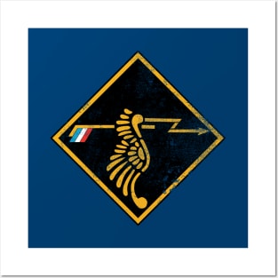 Polish 308 Fighter Squadron Patch (distressed) Posters and Art